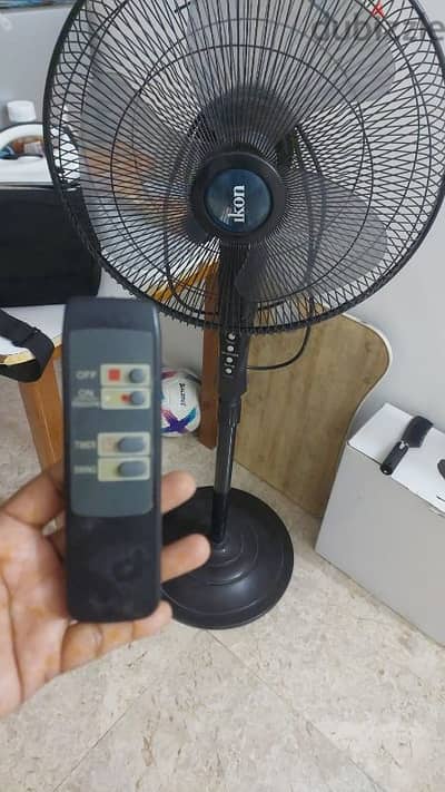 Fan with remote