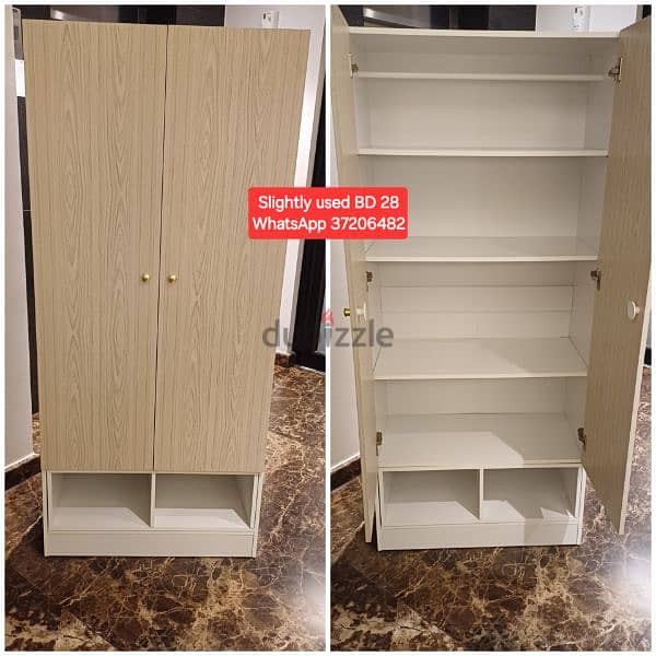 Wardrobe 2 door and other items for sale with Delivery 0