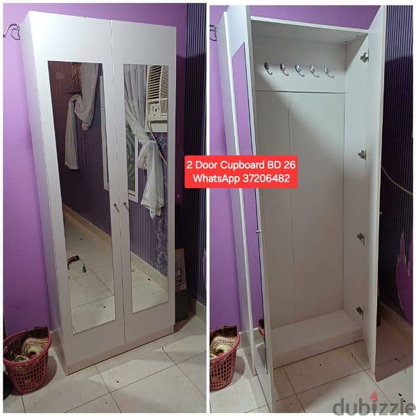 Wardrobe 2 door and other items for sale with Delivery 3