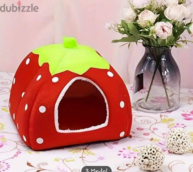 Winter Sleeping House for pet (Strawberry Style) 5