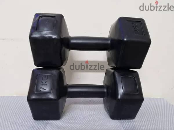 Full Black Fiber Dumb Bells 1