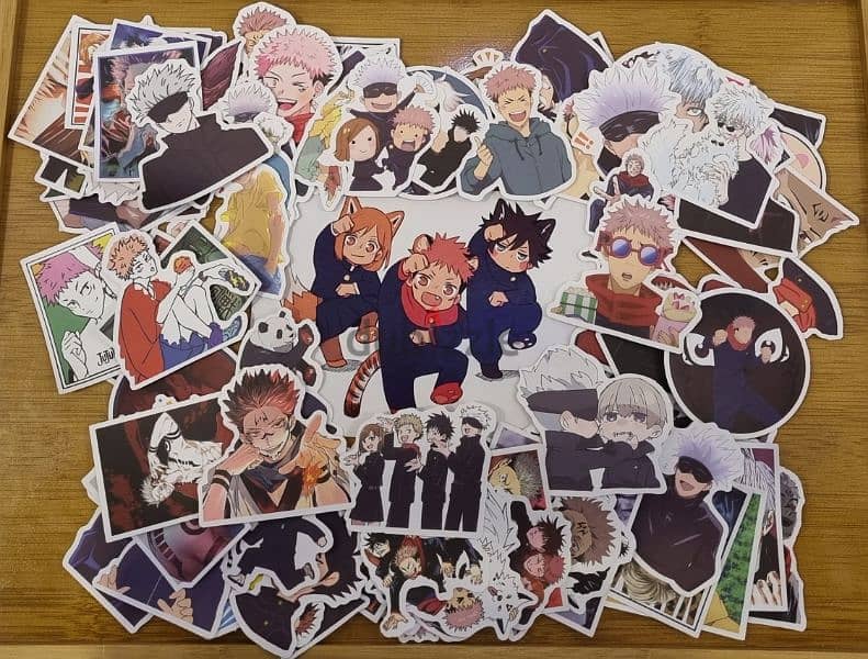 Jujutsu Kaisen stickers & postcard 0