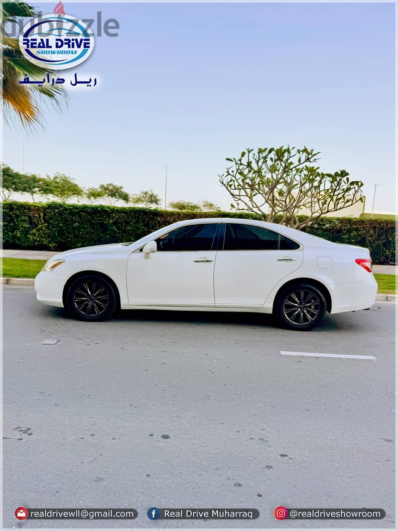 LEXUS ES 350 Year-2008 -3.5L V6 -White 280100km  FOR SALE 1