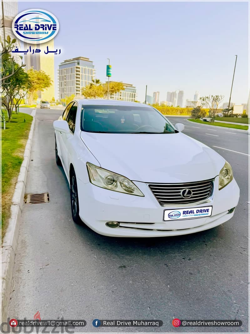 LEXUS ES 350 Year-2008 -3.5L V6 -White 280100km  FOR SALE 3