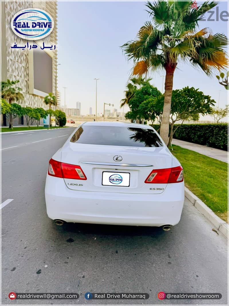 LEXUS ES 350 Year-2008 -3.5L V6 -White 280100km  FOR SALE 4