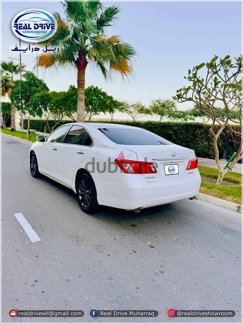 LEXUS ES 350 Year-2008 -3.5L V6 -White 280100km  FOR SALE 5