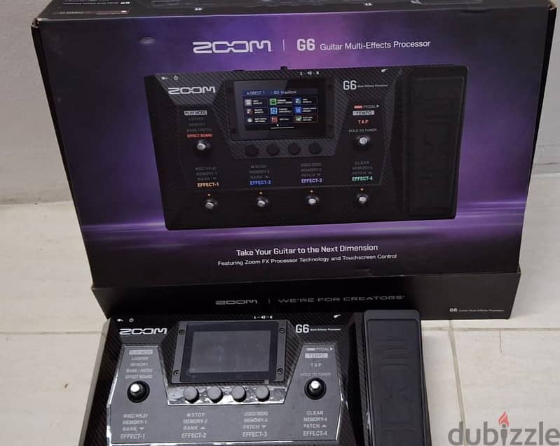 Zoom G6 Multi-effects Processor+Zoom BTA-1 Bluetooth Adapter 1