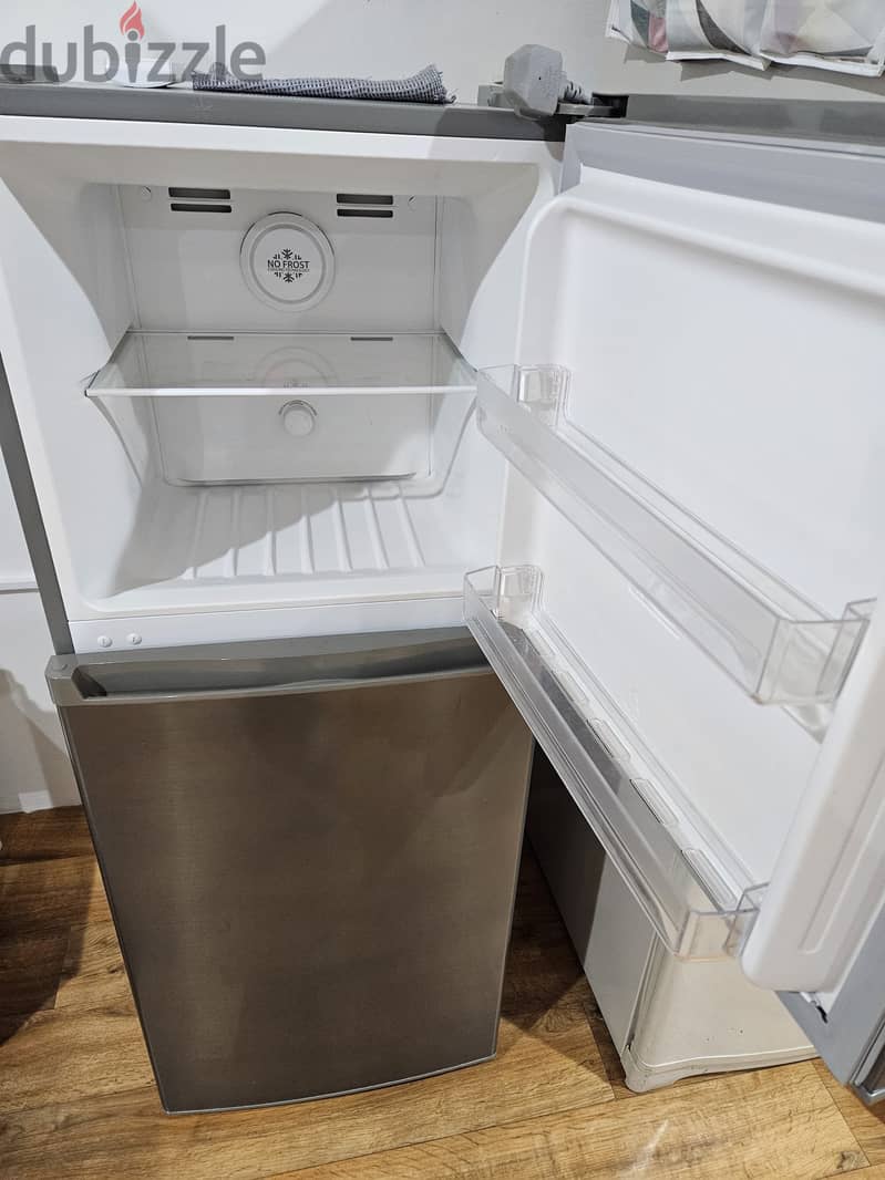 Sharp Silver Fridge (Double door) for urgent sale: Good as new 1