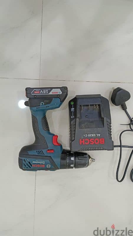 Bosch Cordless Hammer Drill مثقاب مطرقة بوش 4