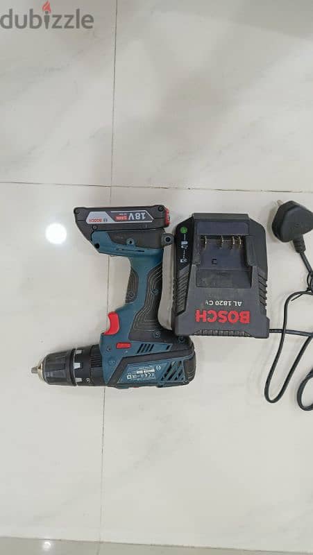 Bosch Cordless Hammer Drill مثقاب مطرقة بوش 5