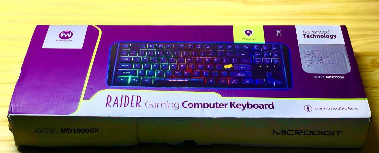 MICRODIGIT RGB GAMING KEYBOARD 1