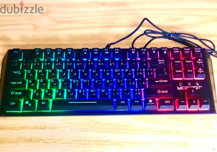 MICRODIGIT RGB GAMING KEYBOARD 0