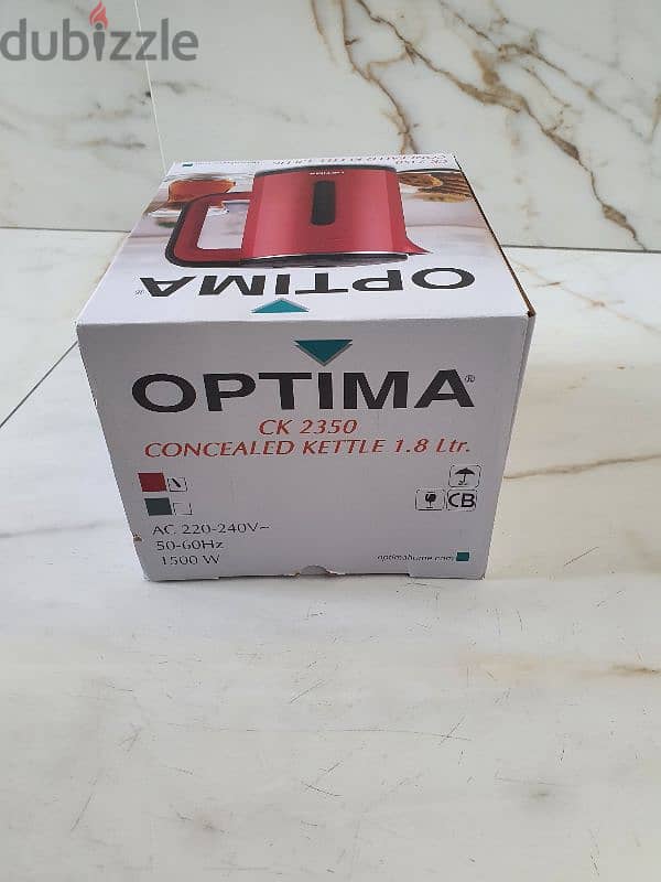 Brand New OPTIMA kettle. 2