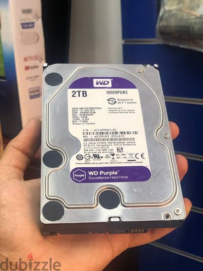 2TB Hard Drive Excellent Condition