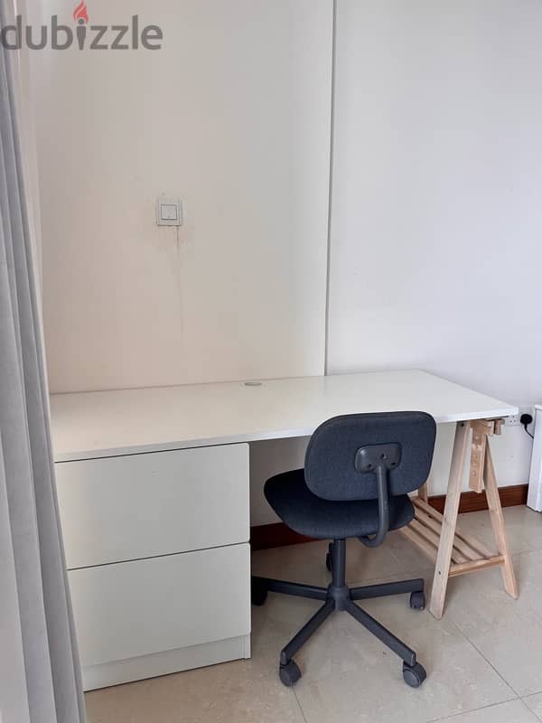 Ikea desk & chair 0