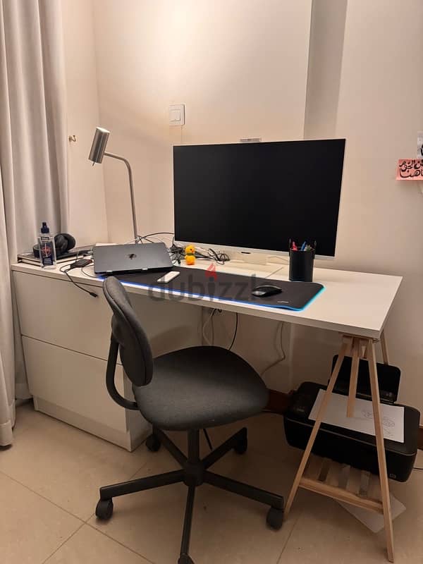 Ikea Home Office Desk & Chair Quick Sell Negotiable 3