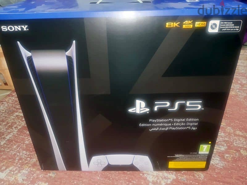 ps5 with carton box 7