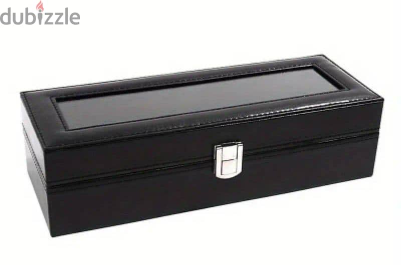 Pu Leather 6 Slot Watch box 0