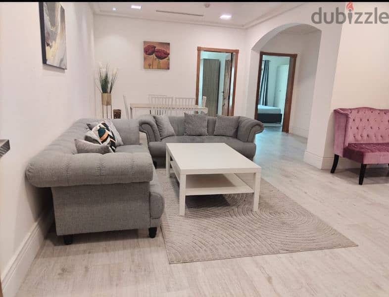 شقه للايجار في الماحوز 2bhk مفروش كامل 0