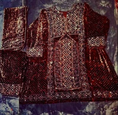 beautiful fancy balochi dress