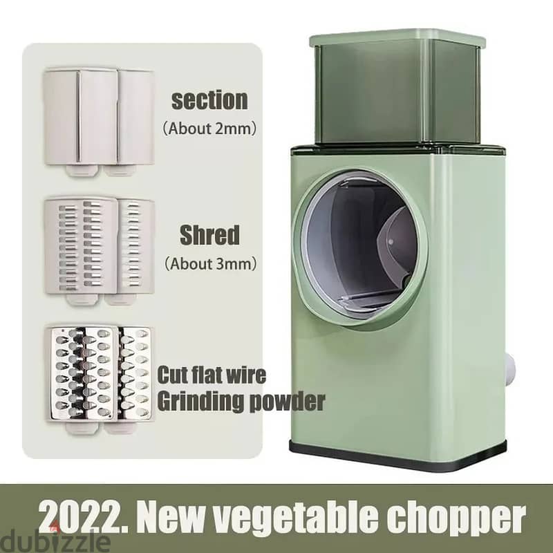 Multi Function Vegetable Cutter / Slicer with Stainless Steel Panel 1