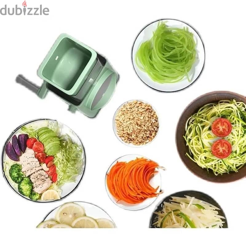 Multi Function Vegetable Cutter / Slicer with Stainless Steel Panel 5