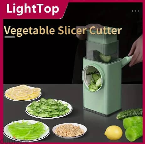 Multi Function Vegetable Cutter / Slicer with Stainless Steel Panel 10