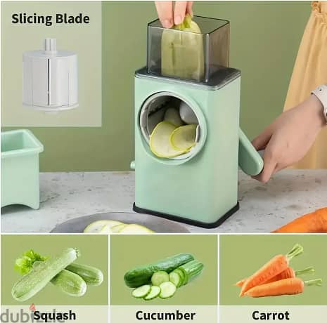 Multi Function Vegetable Cutter / Slicer with Stainless Steel Panel 16