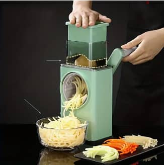 Multi Function Vegetable Cutter / Slicer with Stainless Steel Panel 19