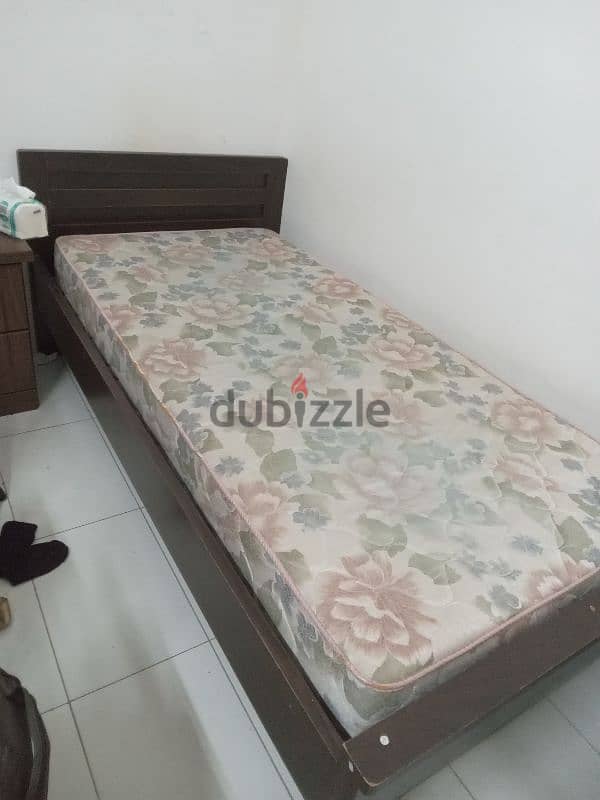 single bed with medicated mattress 1