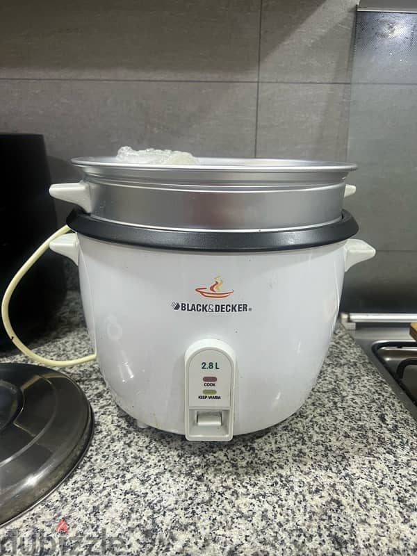 Air Fryer and Rice Cooker/ Steamer 2