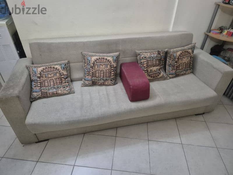 3 seater sofa with storage  compartment for sale 0