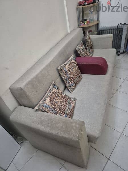 3 seater sofa with storage  compartment for sale 1