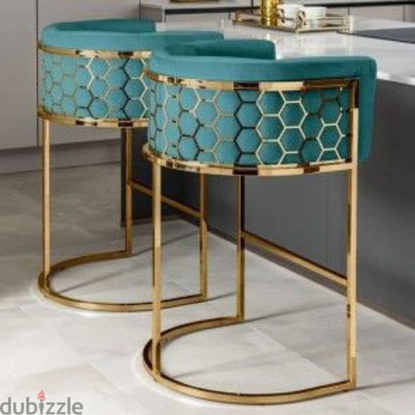 Gold Plated/Electroplated Luxurious Living Room Chairs 13