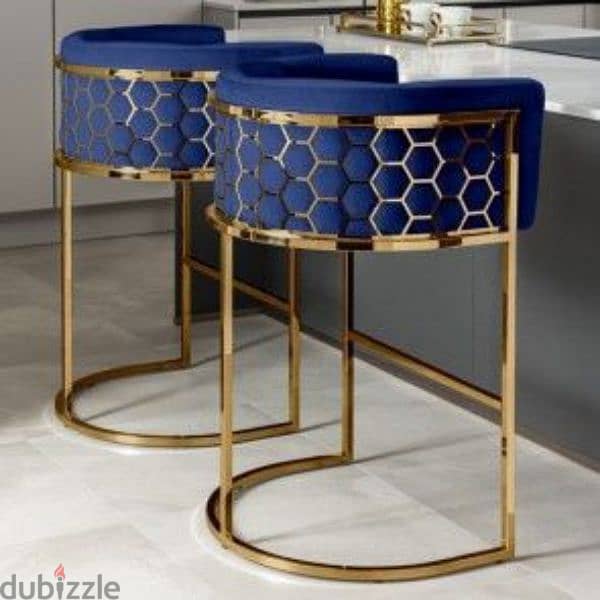 Gold Plated/Electroplated Luxurious Living Room Chairs 14