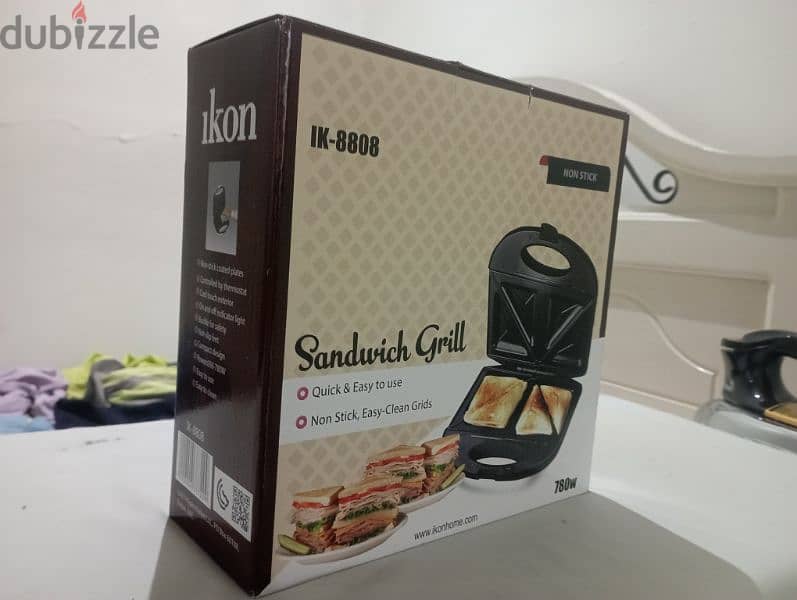 Brand New- Moulinex Blender, Iron Box, Sandwich Grill 5