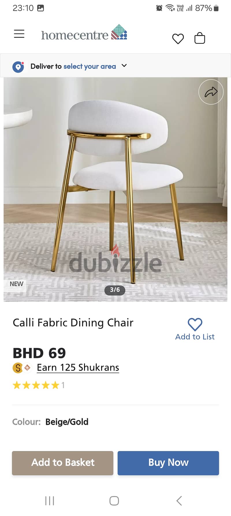 New 2 dining chairs from homecenter 1