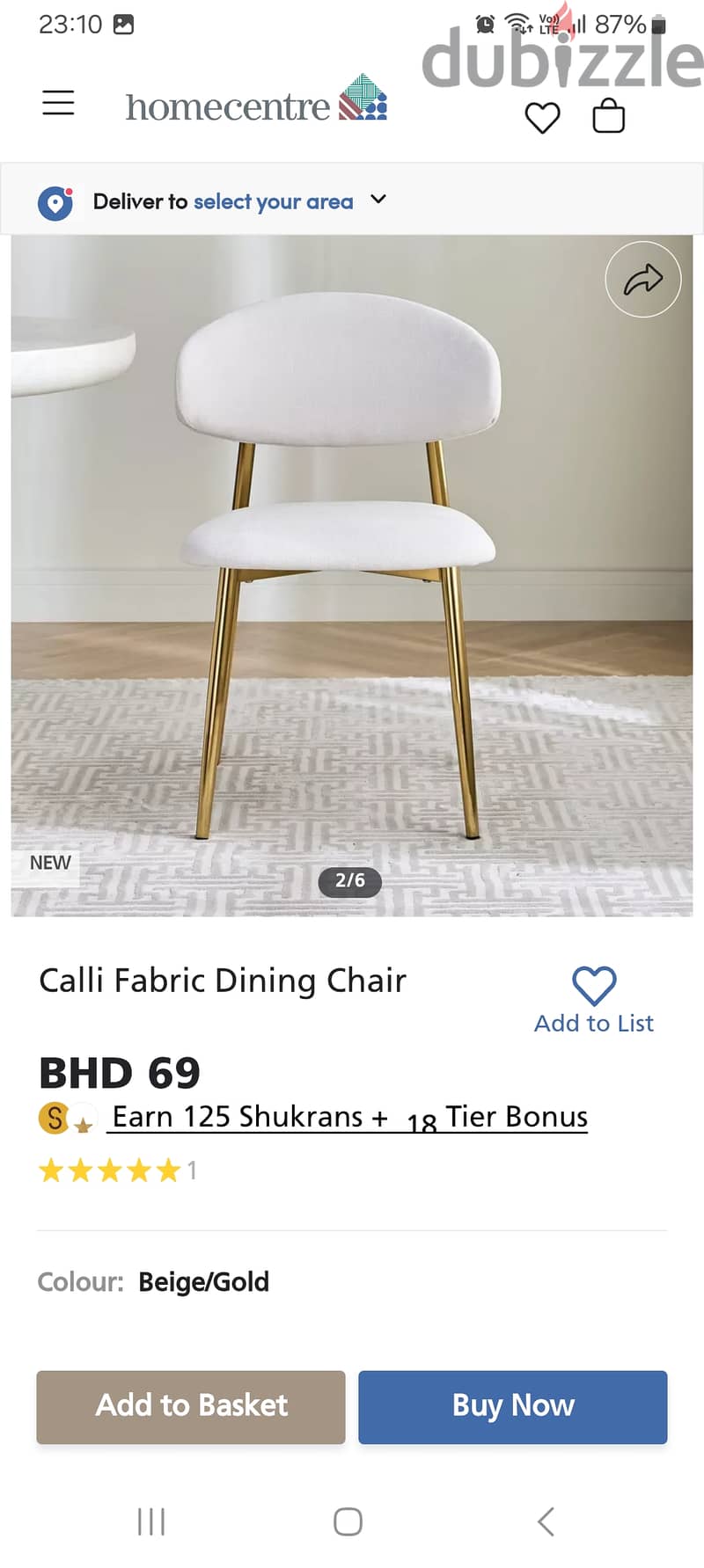 New 2 dining chairs from homecenter 2