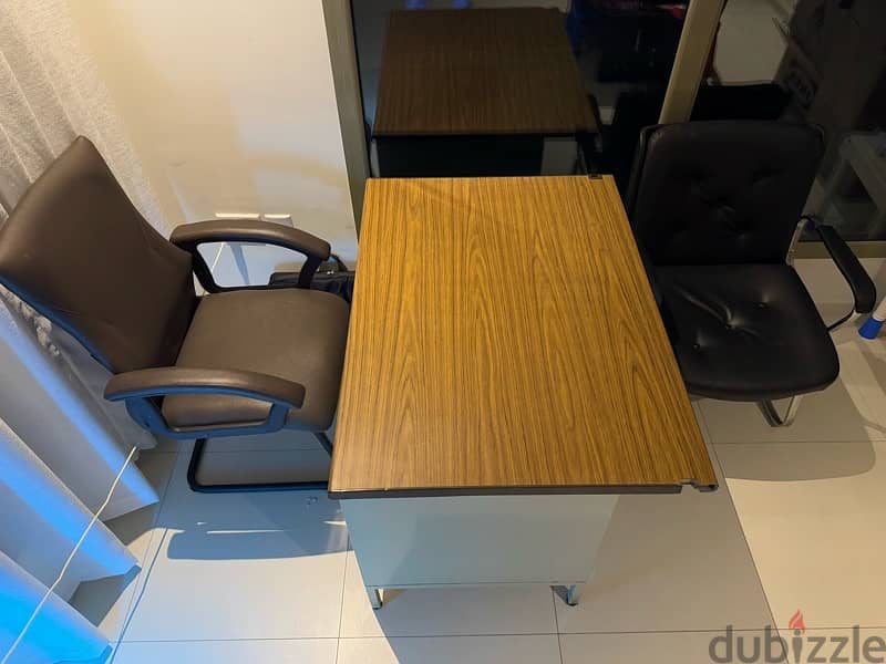 4 sale office furniture table or chair or all together clearance price 2