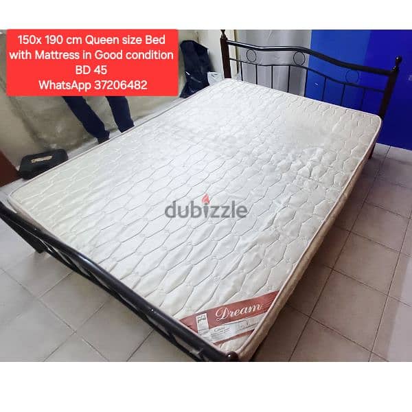 Wooden bed 120×200 and other items for sale with Delivery 17