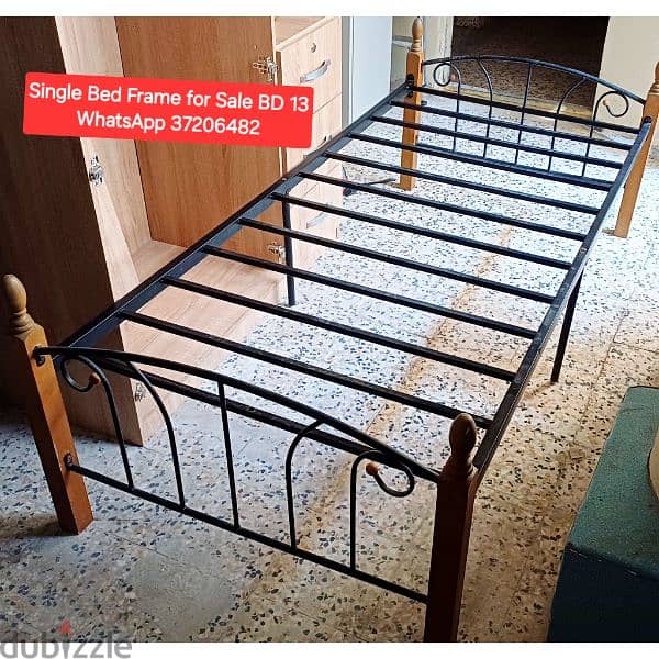 Wooden bed 120×200 and other items for sale with Delivery 18