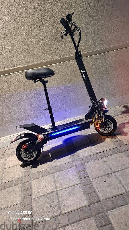 Electric scooter dual motor 1 week using usa navy 0