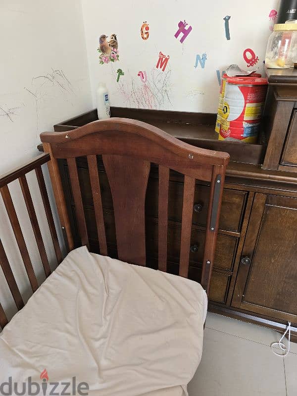 baby bed with mattress 2