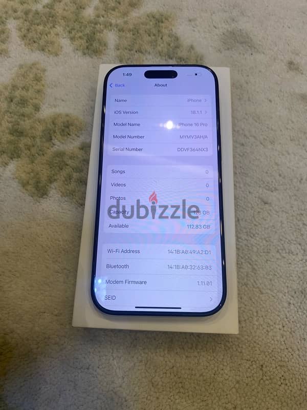 iPhone 16 pro 128gb 2