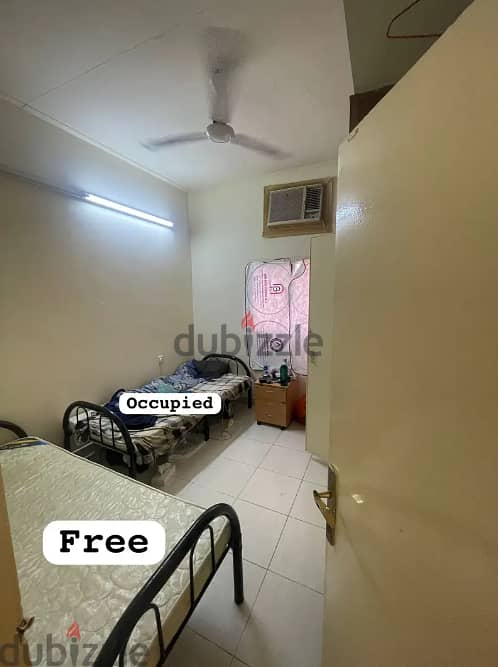 Bed Space Available For 65 BD in gudaibiya / ras rumman 1