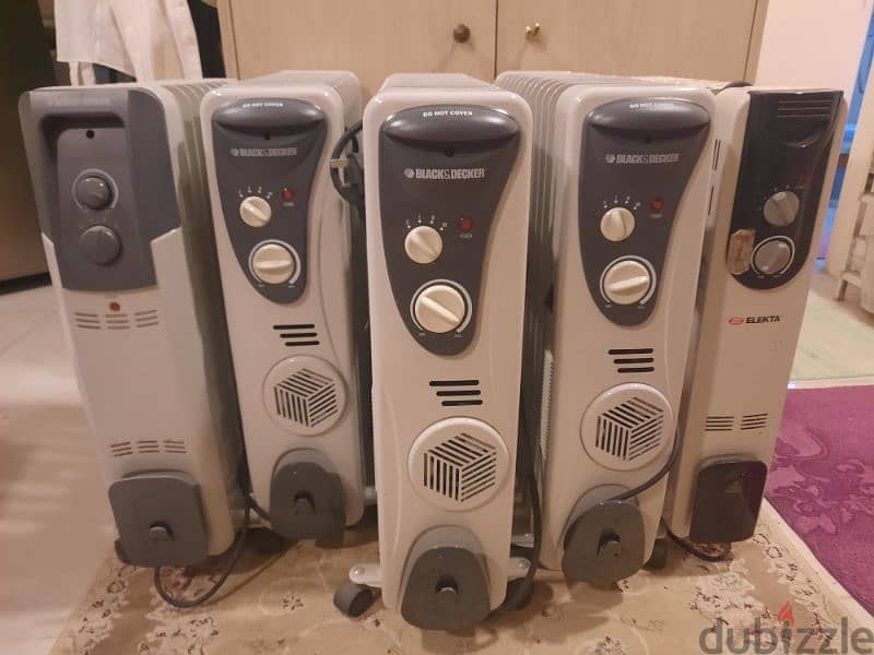 Black & Decker oil-filled radiator heater. 2000W, 2500W, 2800W 4