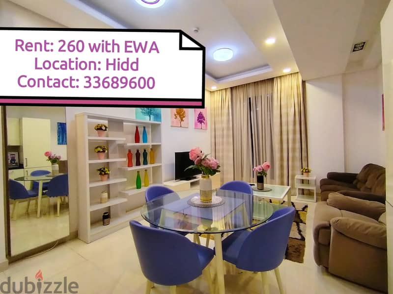 Fully Furnished 1-Bedroom Flat in Hidd with EWA 6