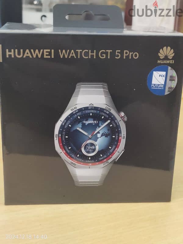 Huawei watch Gt5 pro  46 mm Titanium 0