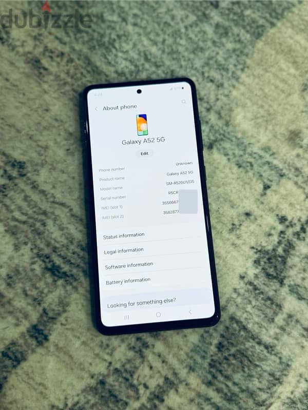 Samsung A52 5g Super AMOLED, 120Hz good condition 1