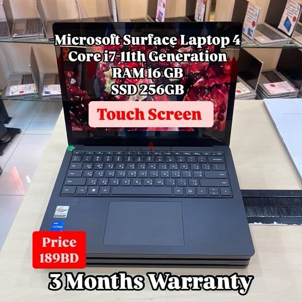 Microsoft Surface Laptop 4 Core i7-11th Generation 0